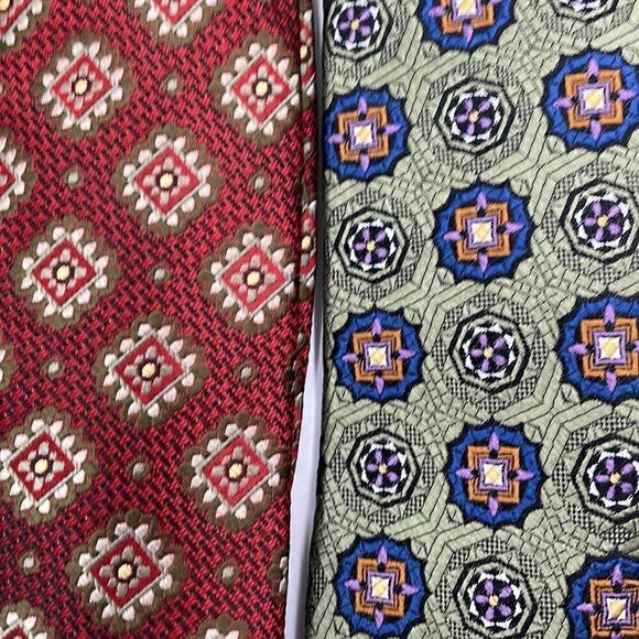 Bundle of two 100% silk Bruno piattelli neckties - Picture 2 of 6